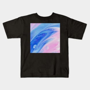 Abstract marble art Kids T-Shirt